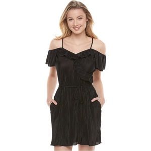 Black Cold Shoulder Dress